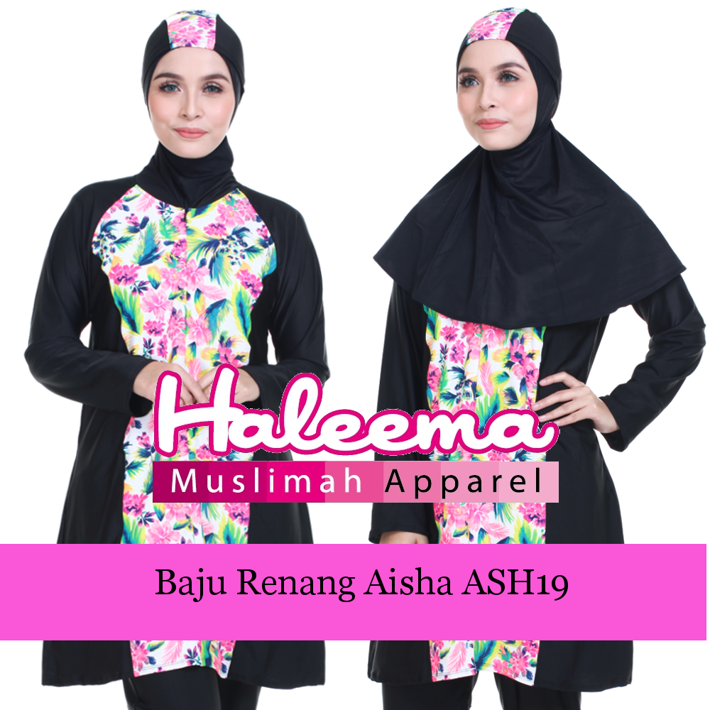 ASH19B S Baju  Renang  Aisha Haleema Swimwear