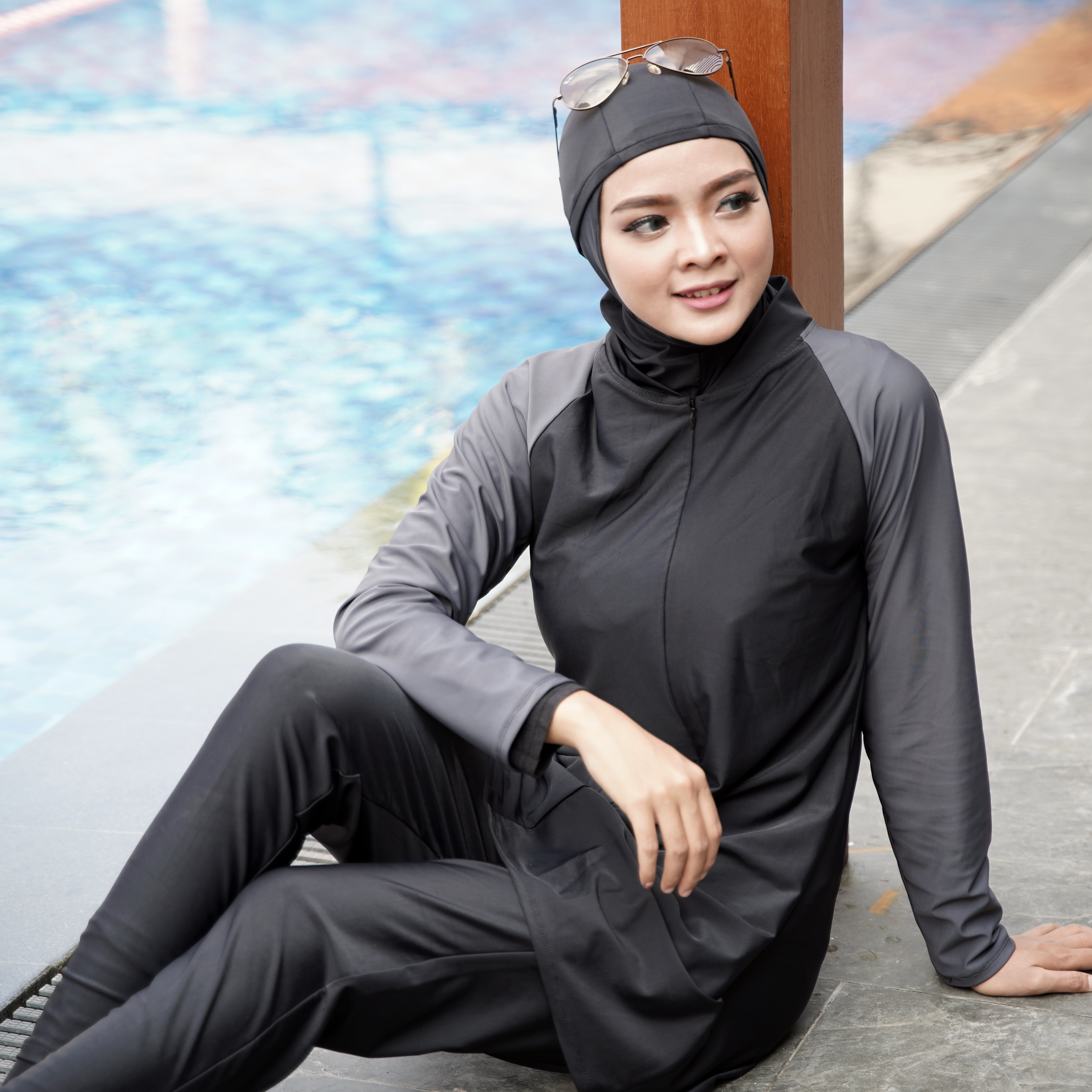 LKH02B S Baju Renang  Zulaikha Haleema Swimwear