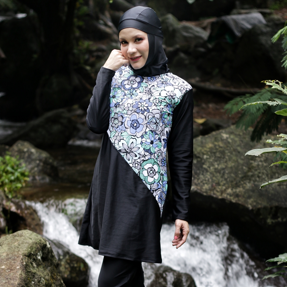 LYN13B S Baju  Renang  Muslimah  Liyana Haleema Swimwear