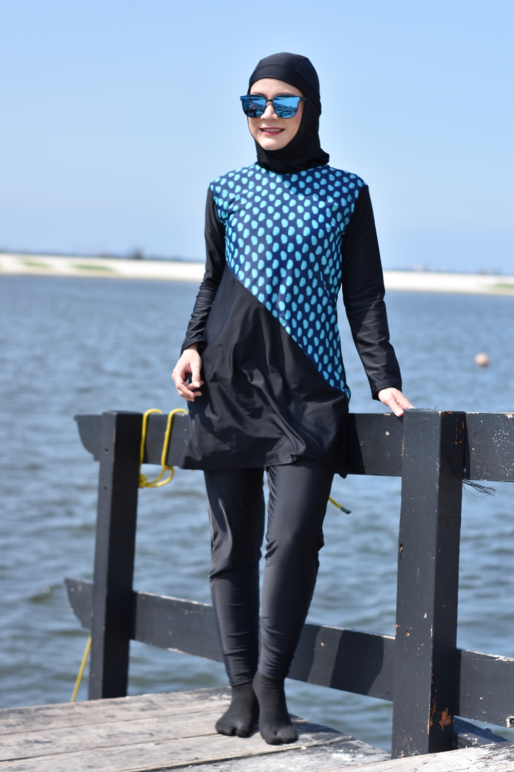LYN15B S Baju Renang  Muslimah  Liyana Haleema Swimwear